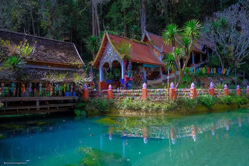 Wat Tham Chiang Dao buddhist temple in Chiang Dao, CM