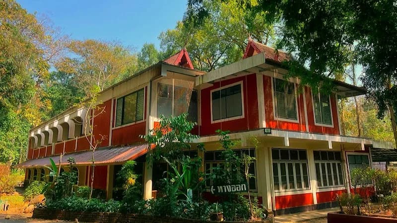 View of Wat Umong Suan Putthatham in Suthep, CM