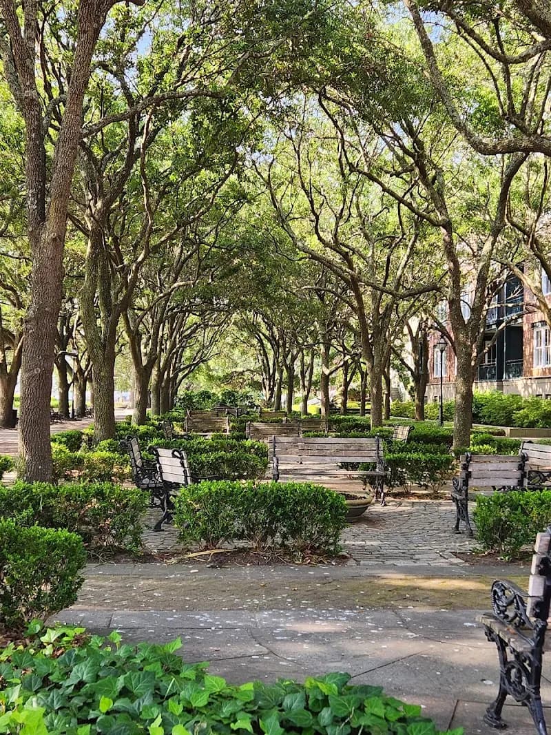 View of Waterfront Park in Charleston, SC