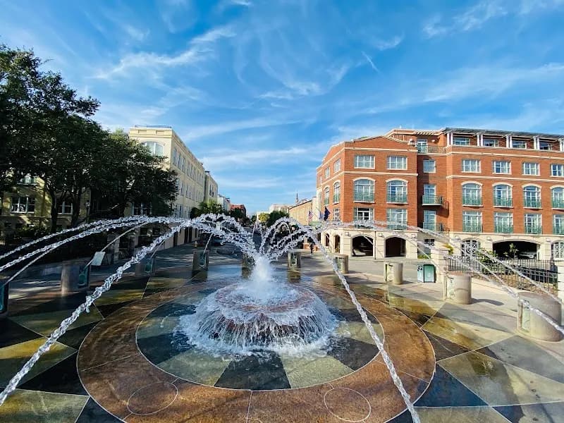 View of Waterfront Park in Charleston, SC