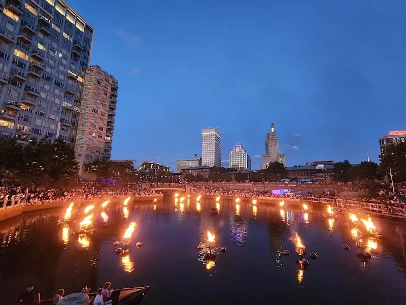 View of Waterplace Park in Providence, RI