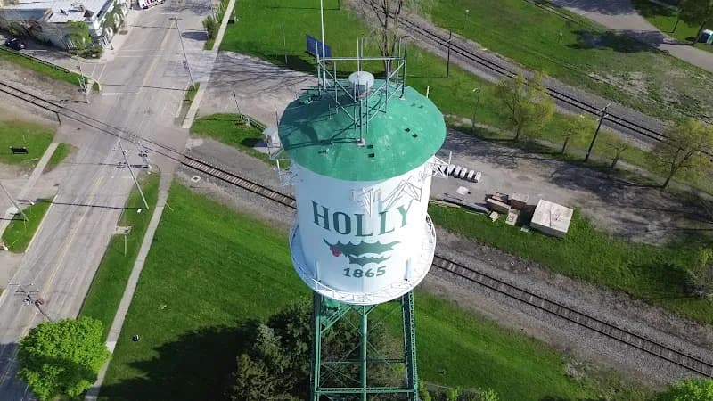 View of Waterworks Park in Wakefield, MI