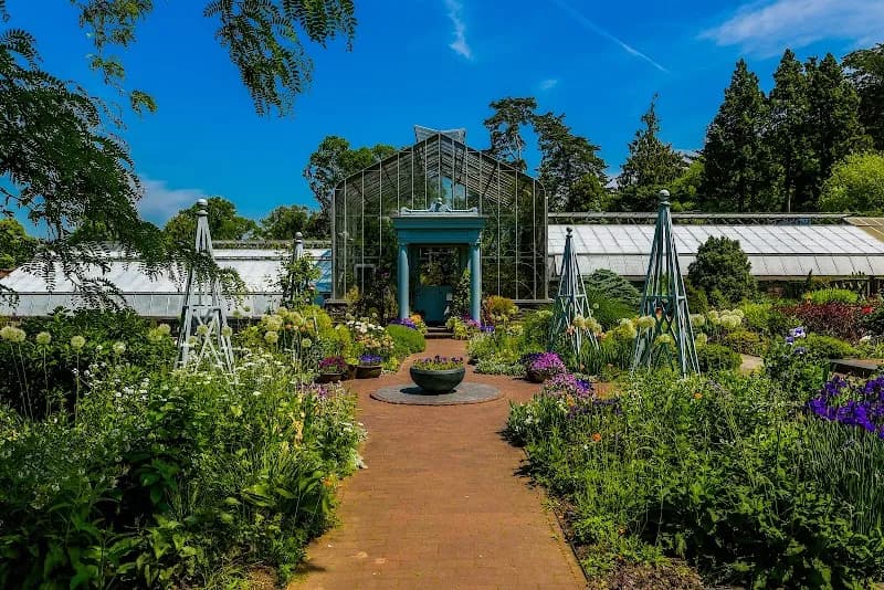 View of Wave Hill Public Garden & Cultural Center in New York City, NY
