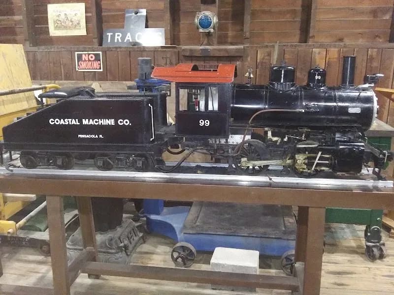 View of West Florida Railroad Museum in Milton, FL