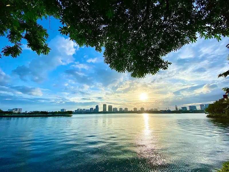 View of West Lake in Ba Đình, HN