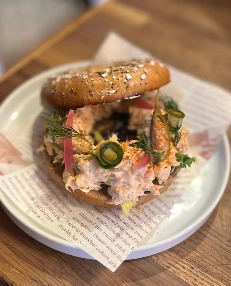 View of Weybridge High Street Cafes in Weybridge, London