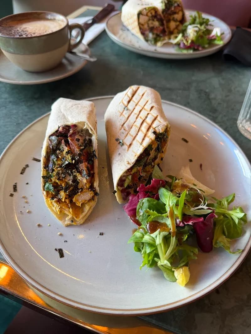 View of Weybridge High Street Cafes in Weybridge, London