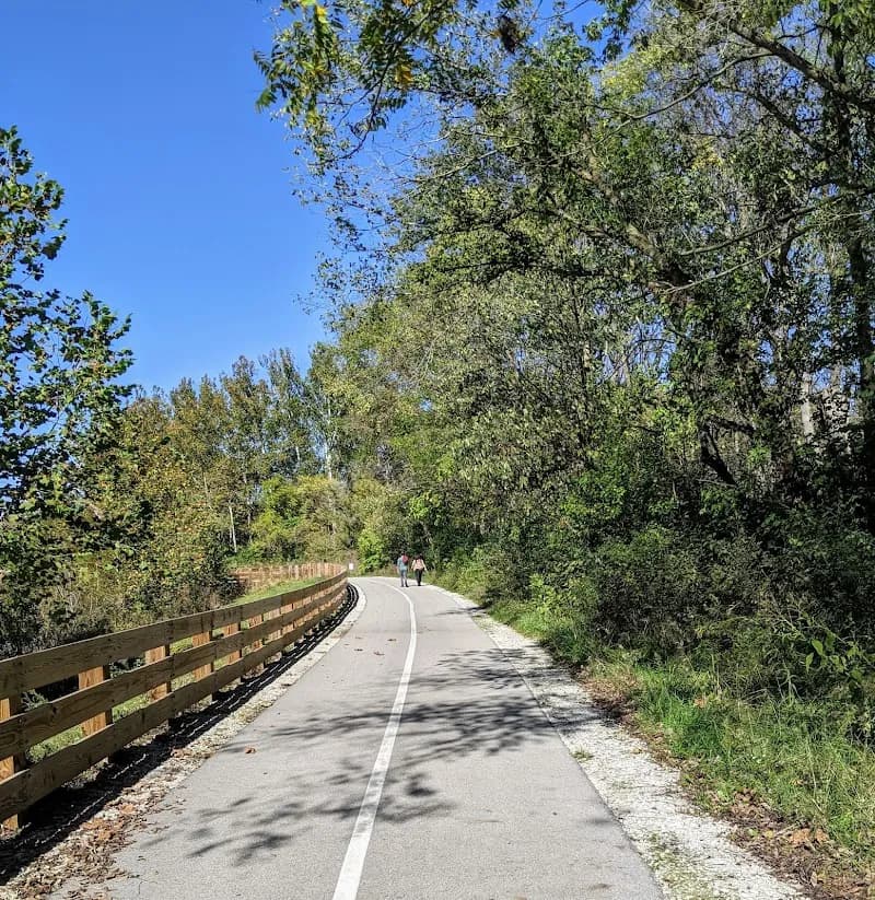 View of White Lick Creek Trail in Avon, IN