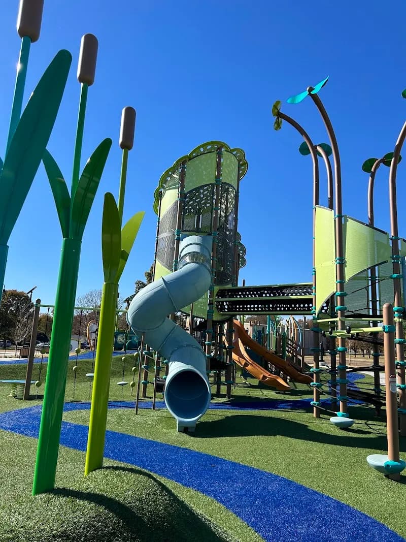 View of Whiteside Park in Brookside, OK