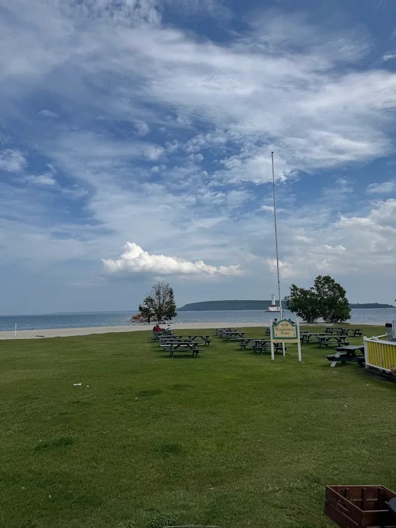 View of Windermere Point in Mackinac Island, MI