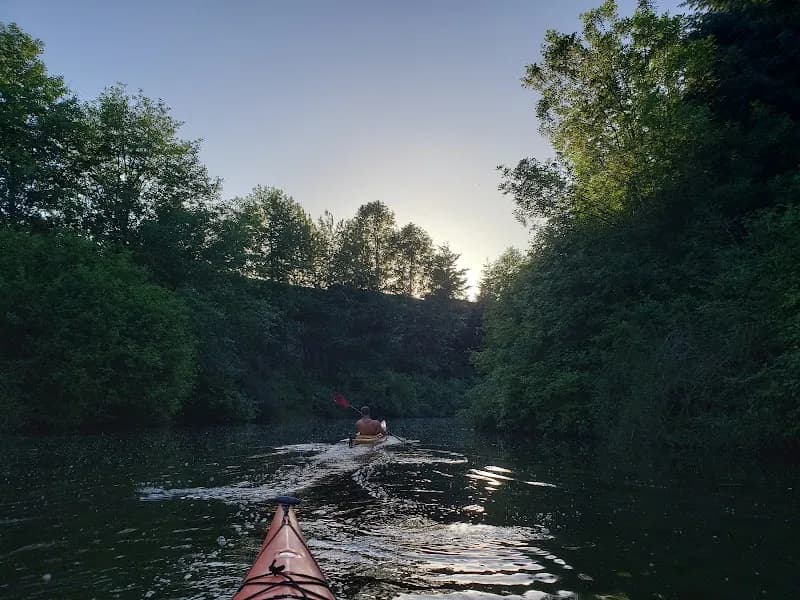 View of Woodin Creek Park in Woodinville, WA