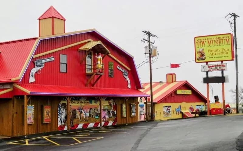 View of World's Largest Toy Museum Complex in Branson, MO