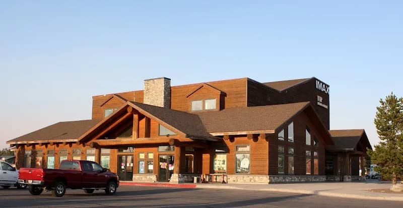 View of Yellowstone Giant Screen Theatre in West Yellowstone, MT