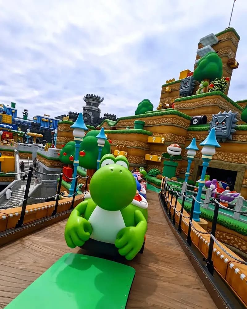 Yoshi’s Adventure™︎ roller coaster in Osaka, OS