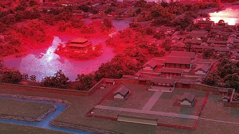 View of Yuanmingyuan Park in Haidian District, Beijing