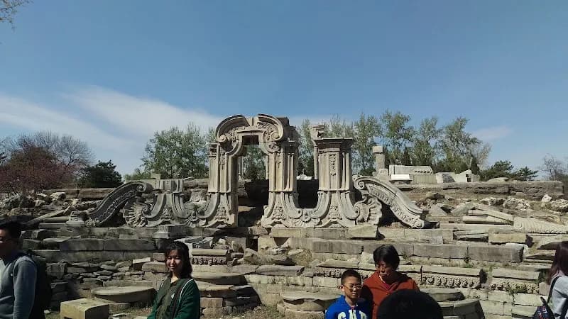 View of Yuanmingyuan Park in Haidian District, Beijing