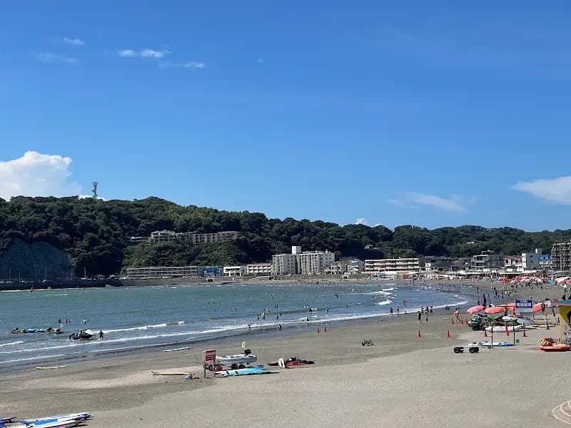 View of Zushi Beach in Zushi, Kanagawa