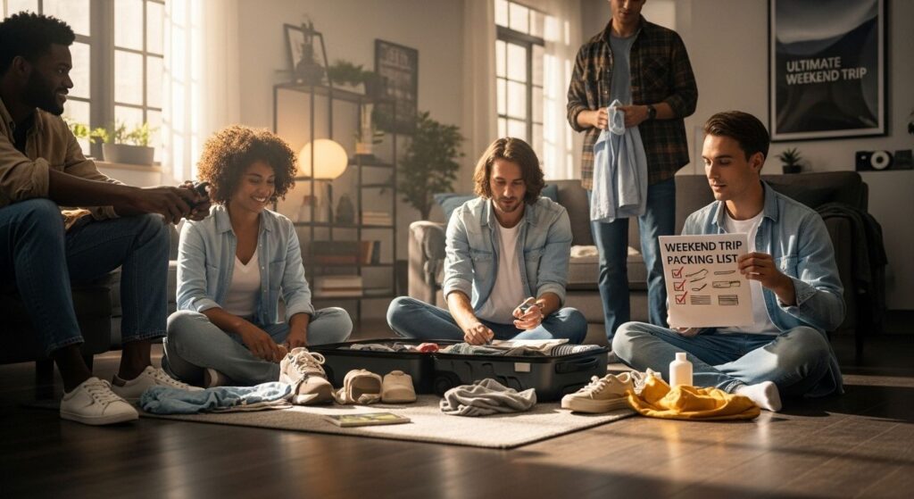 weekend trip packing