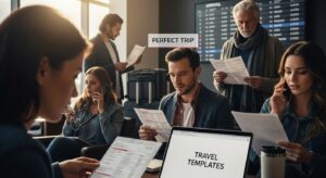 airport travel templates planning