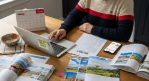 planning trip budget workspace