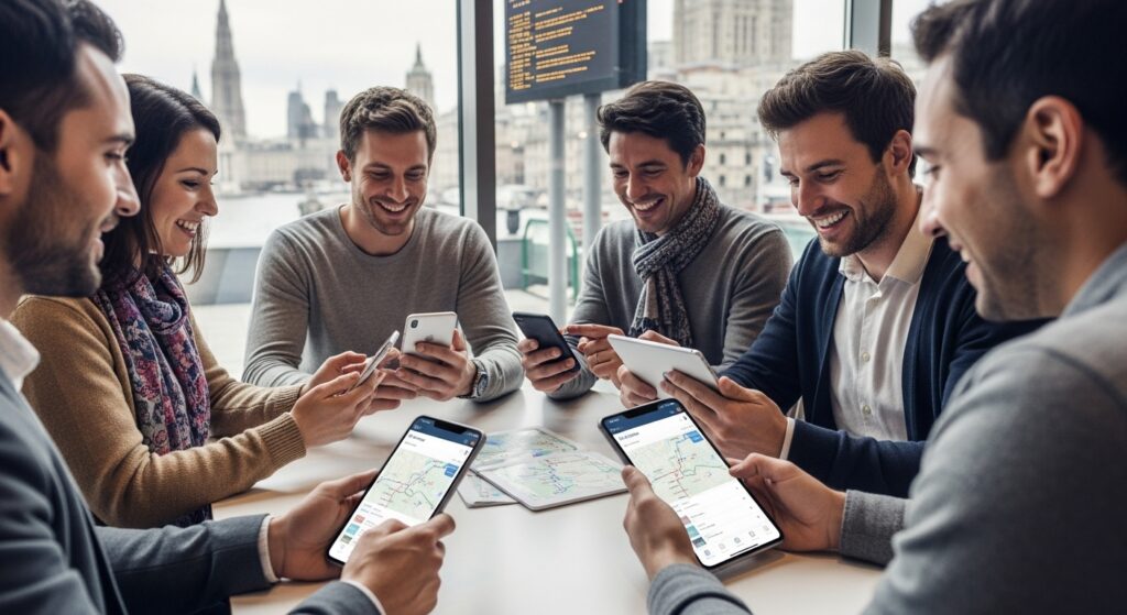 travel planning apps, group travelers, digital itinerary