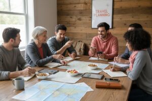 travel planning teamwork