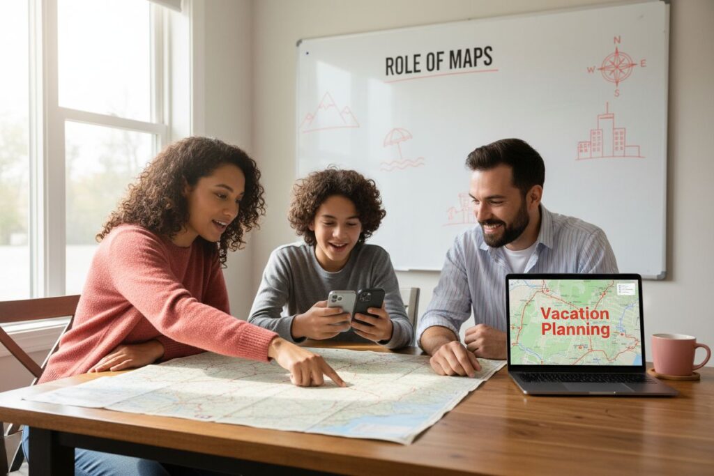 vacation planning maps